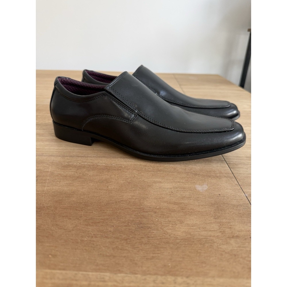 Perry Ellis Portfolio UltraFoam Pablo Dress Black Slip On Loafers Mens 8M New